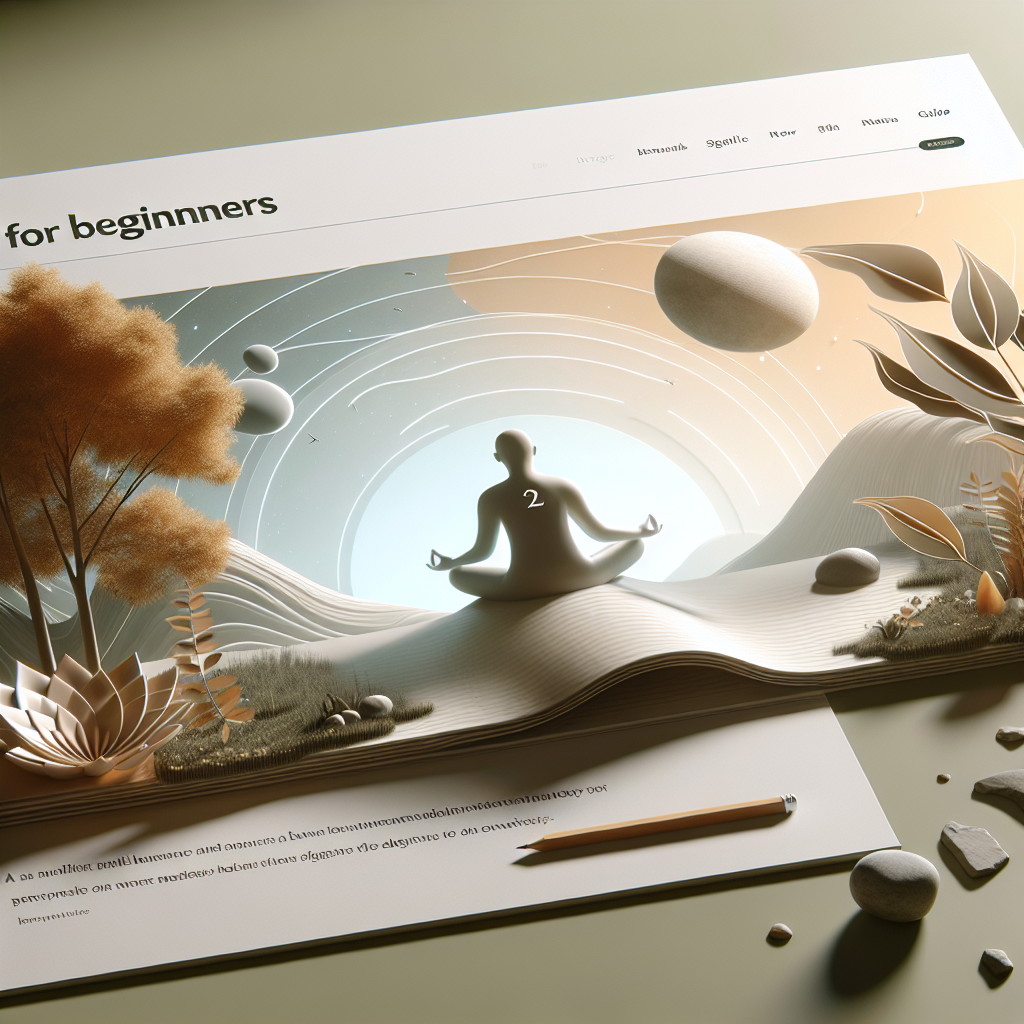 마음 챙김 명상으로 불안 극복하기: 초보자를 위한 가이드