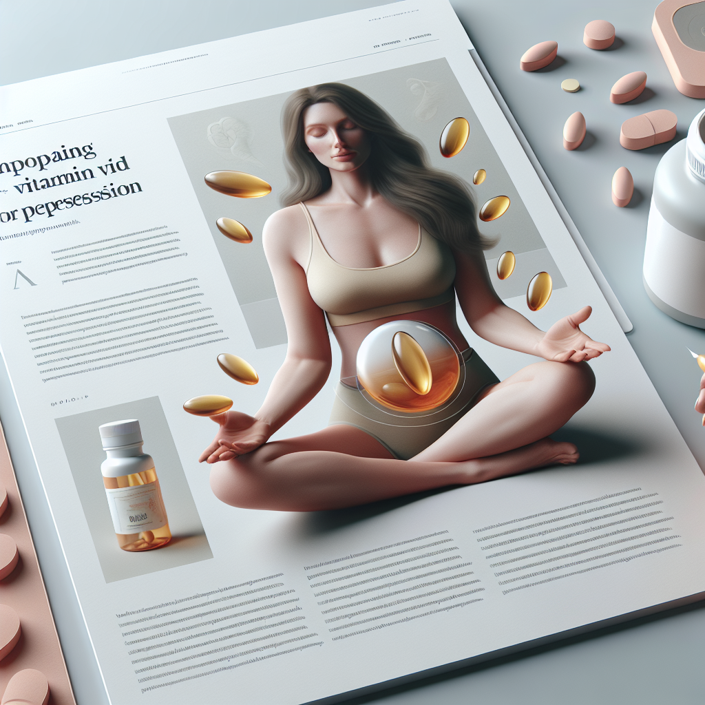 갱년기 여성의 우울증 완화를 위한 오메가-3와 비타민D 복합 영양제 후기