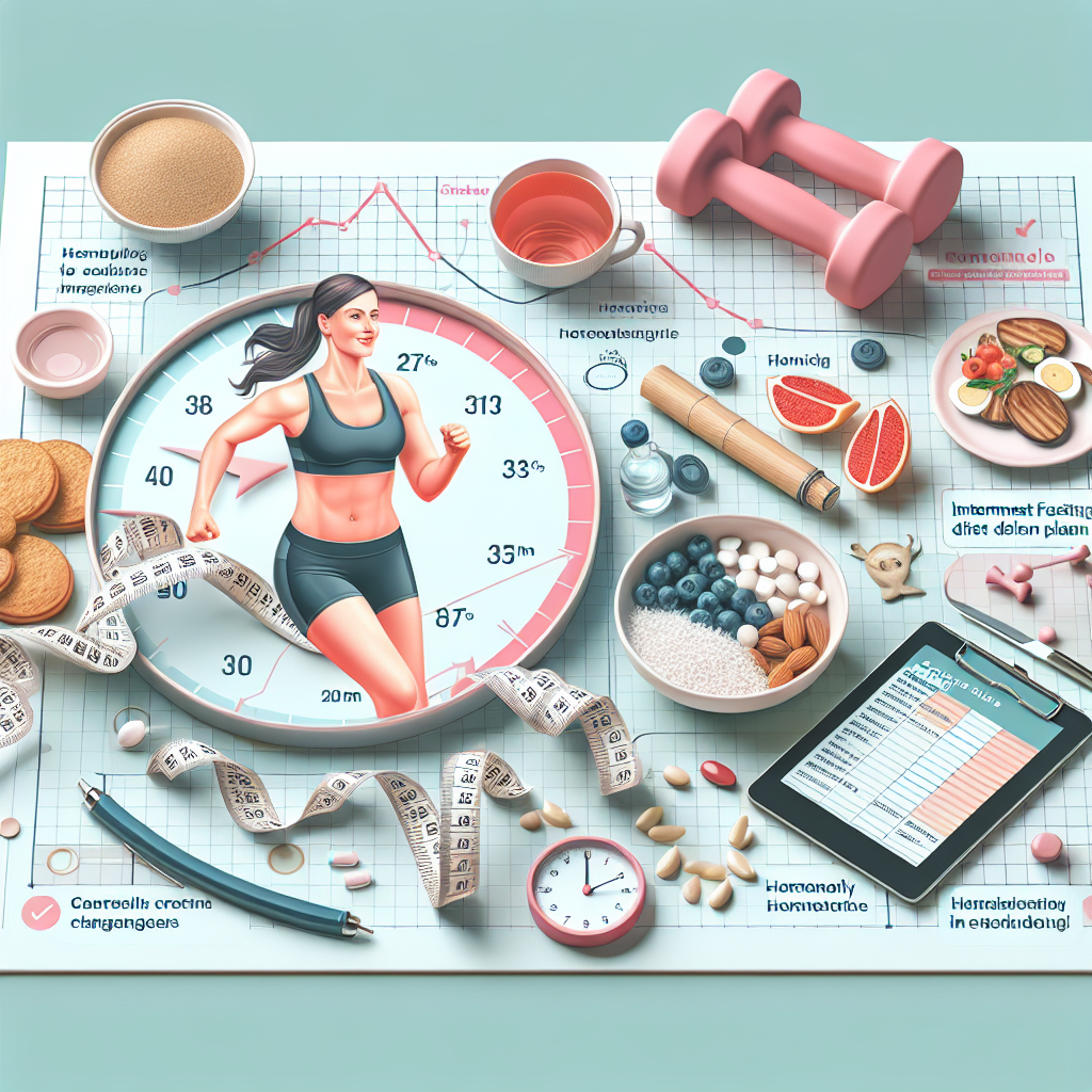 40대 여성의 호르몬 변화에 적합한 인터미턴트 단식 식단 및 운동 루틴