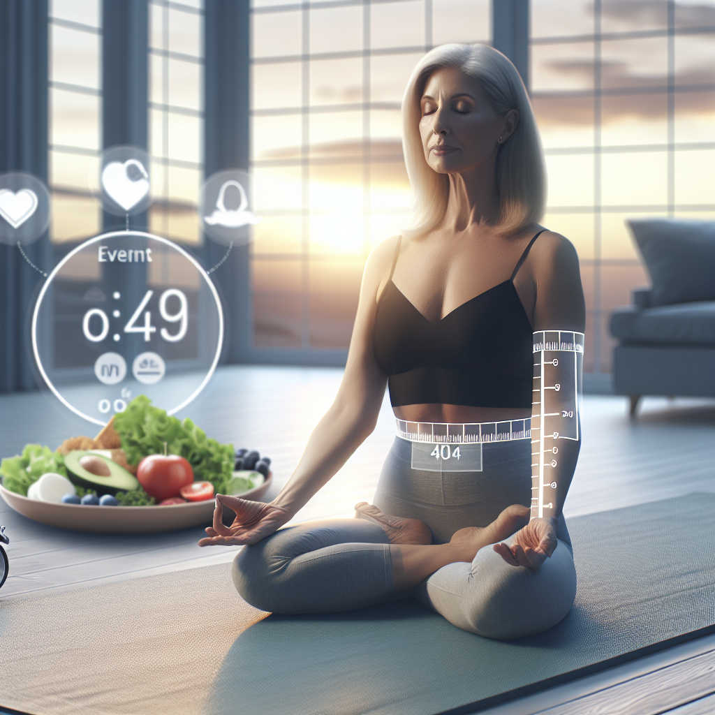 갱년기 여성의 체중 감량을 돕는 저녁 요가 루틴과 식단 조절 후기