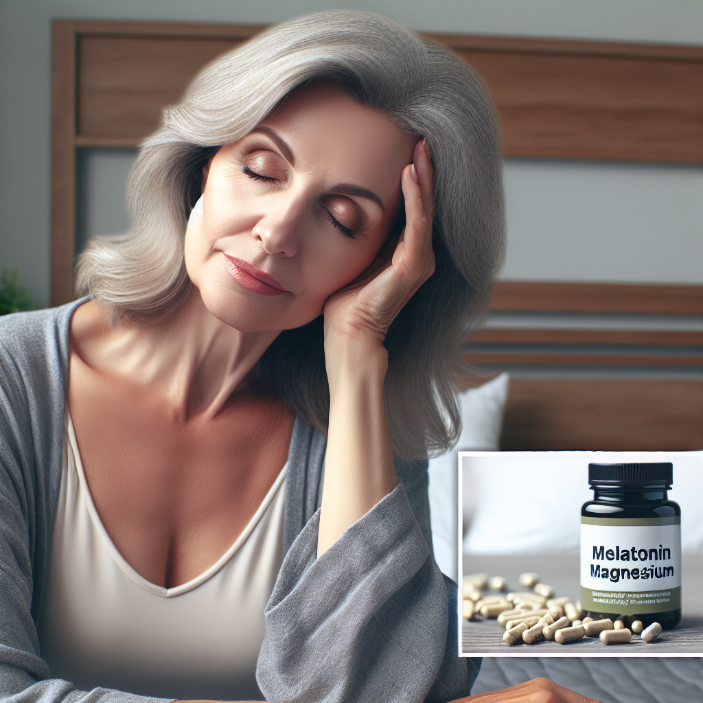 갱년기 여성의 수면 개선을 위한 멜라토닌과 마그네슘 복합 섭취 후기