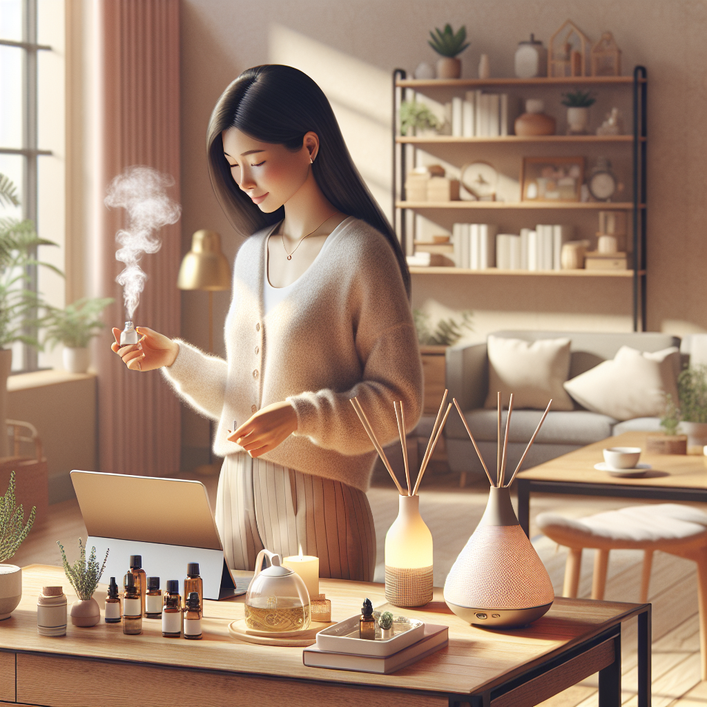 재택 근무 중인 30대 여성을 위한 아로마 테라피 활용 멘탈 케어 방법