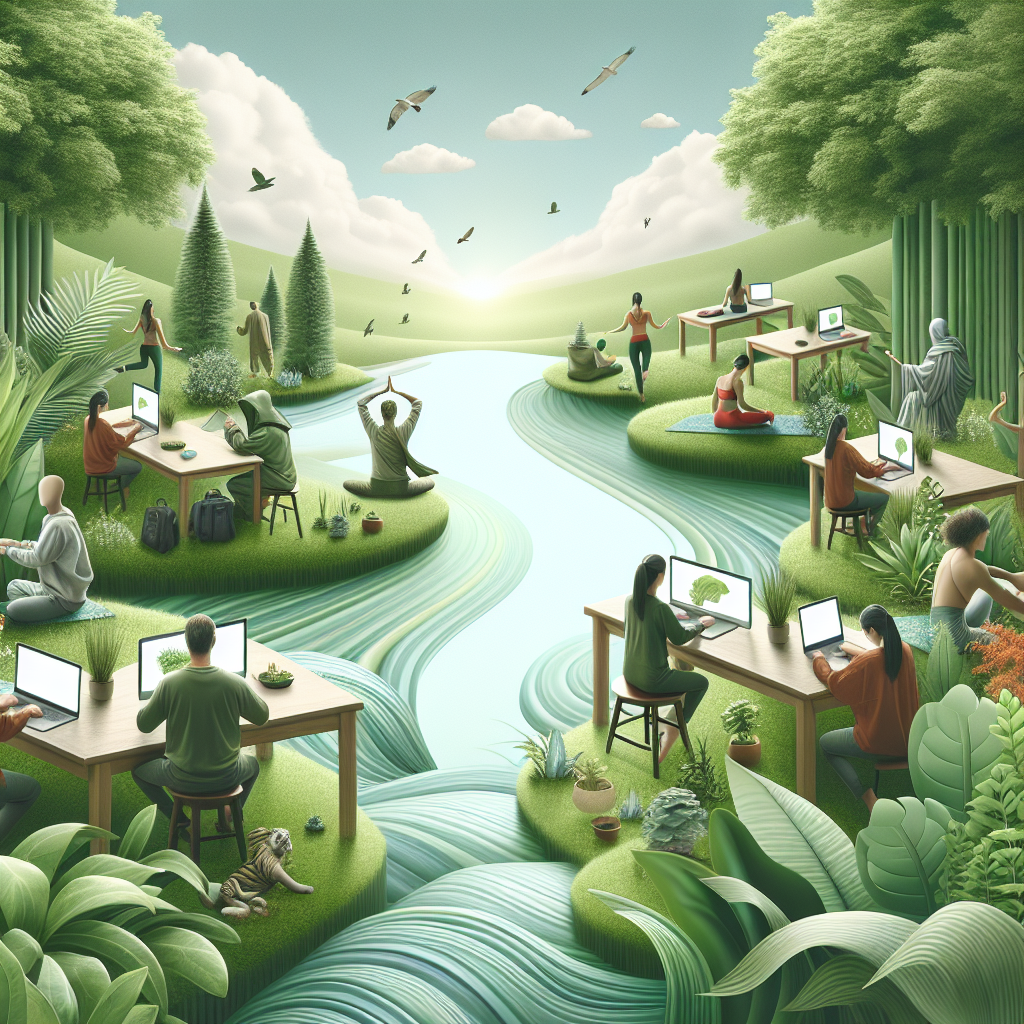 재택근무 1년 차 직장인 우울증 완화를 위한 자연 요법 체험 사례